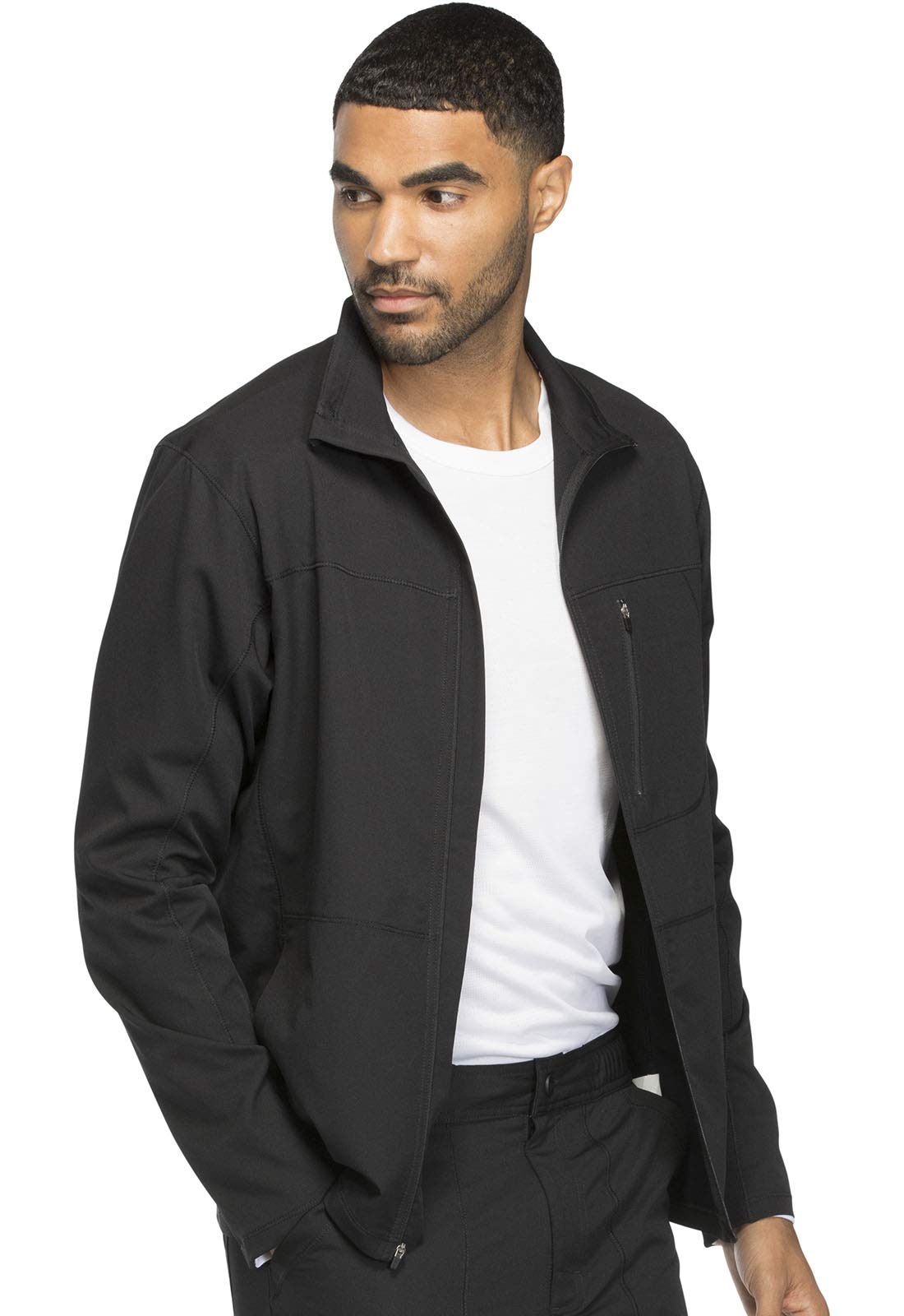 Dickies Dynamix Men Warm Up Scrubs Jacket Zip Front DK310 - Image 5